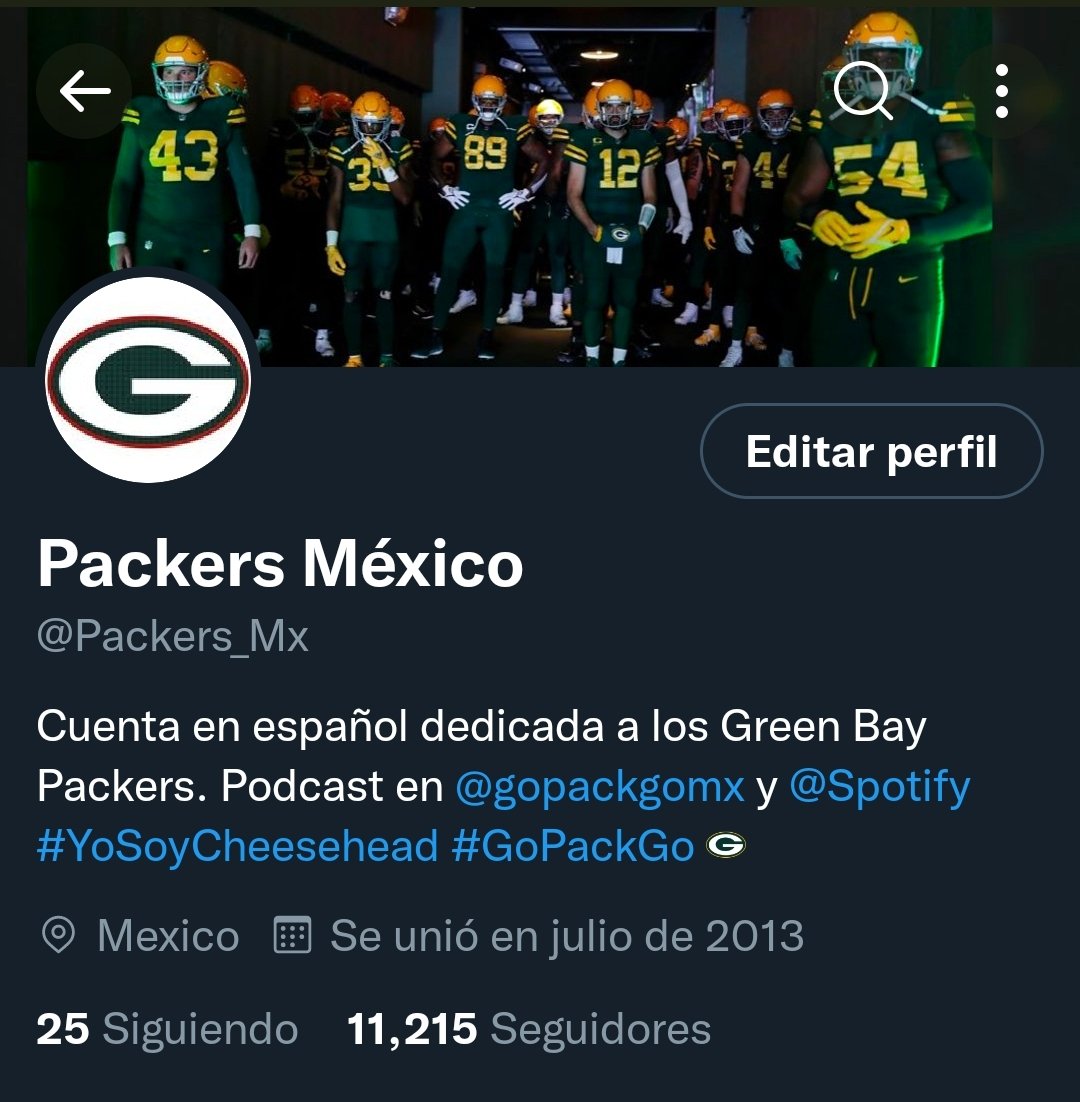 Packers_Mx's tweet photo. 1. Seguir todas nuestras cuentas: 

Twitter
@Packers_Mx
@gopackgomx 

En Facebook 
Packers México
https://t.co/YN42TVenVP

En Instagram 
@Packersmx
https://t.co/JpoYVk51jp https://t.co/F8dqa0C53i