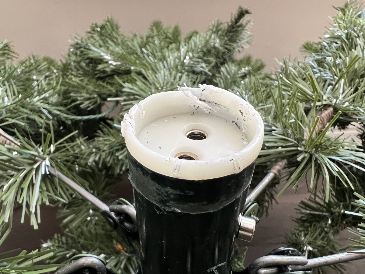 If any of you are considering a <a href="/balsamhill/">Balsam Hill</a> prelit 7.5-ft Fraser Fir, just don’t. We’ve received a *third* defective tree over 3 weeks. The bottom of Section 2 pole doesn’t fit into Section 1 base. Have you have a similar issue? #balsamhell #Christmas