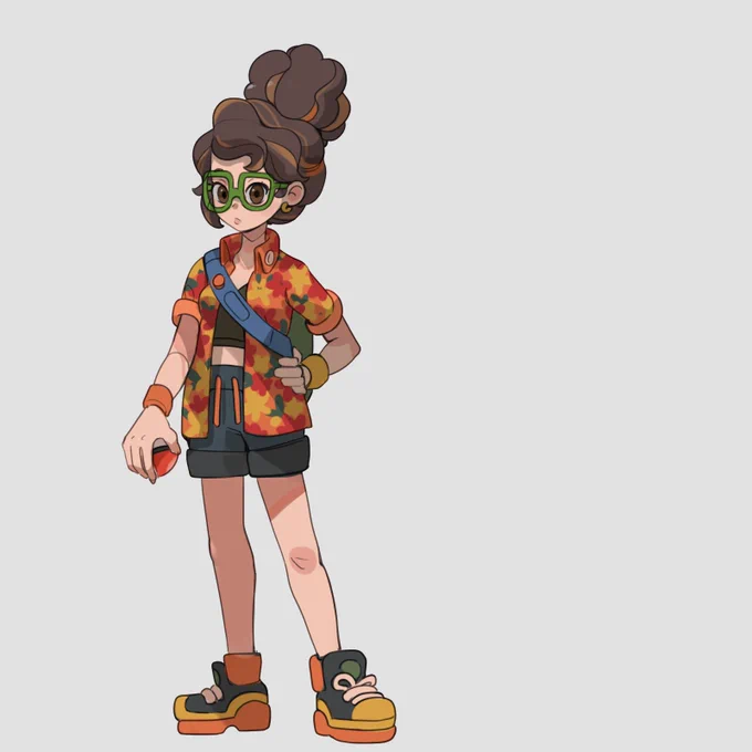 I was talking with a friend about pokesonas and had do do Mine.NOW I'M ADDICTED  she looks super cute  ;u; 