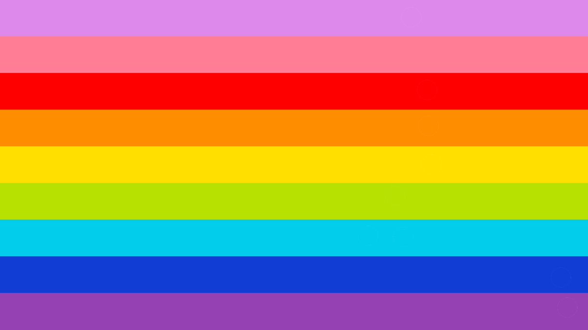 loveliveflagOTD's tweet photo. today’s love live pride flag of the day is the gilbert baker pride flag from you watanabe ‘welcome to the world of toys’ https://t.co/pnigkAZuQ0