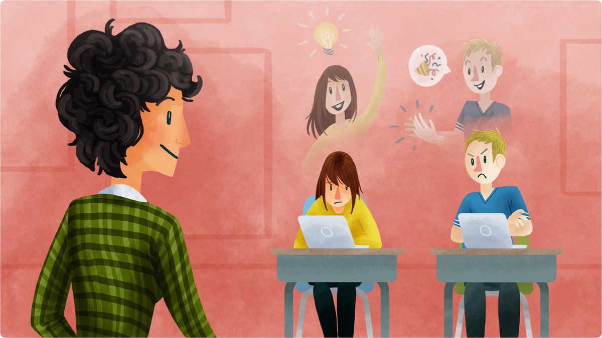 PearDeck's tweet image. Do your secondary students moan or sigh when you present lessons on social emotional learning? 

Learn how to make #SEL fun with this blog by school counselor @mrbcounseling7 💚

➡️ bit.ly/3H7uEE1