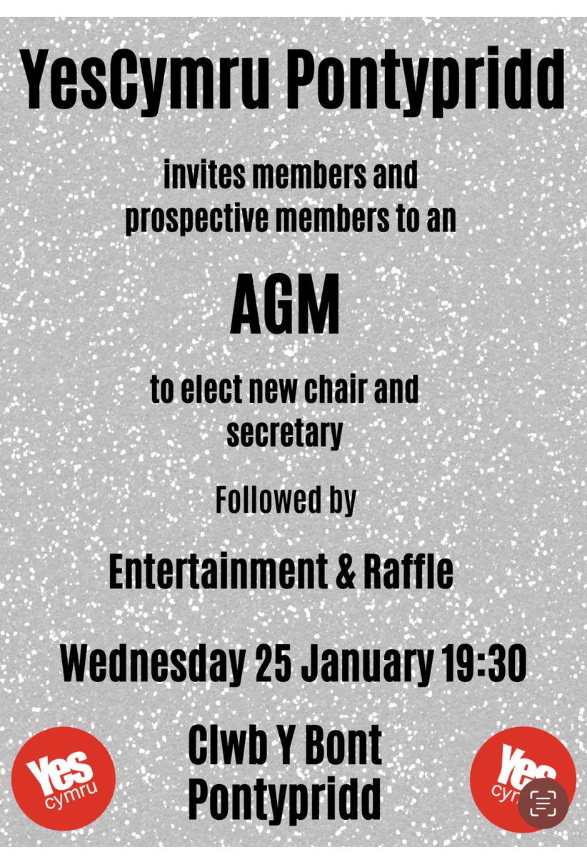 Please join us on the 25th of January for our First Annual General Meeting. We will be electing a new chair and secretary.
