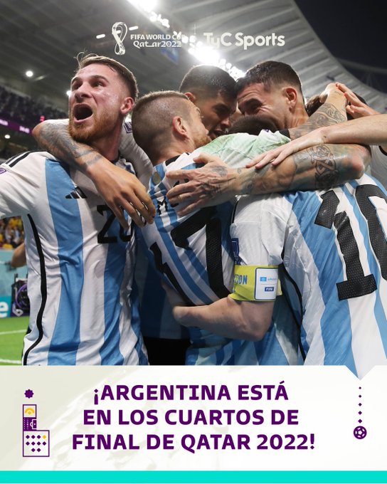ARGENTINA 2 AUSTRALIA 1  - Mundial 2022 - Octavos de Final - Resumen - Video FjFOemgUYAEx9by?format=jpg&name=small