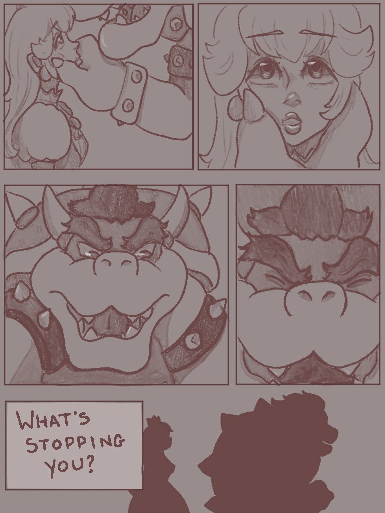 freewarevirus's tweet photo. Ik their height dif is inconsistent I'm so tired of trying to figure it out 😭 #powser #peachxbowser #fanart https://t.co/C7IYUCP7yk