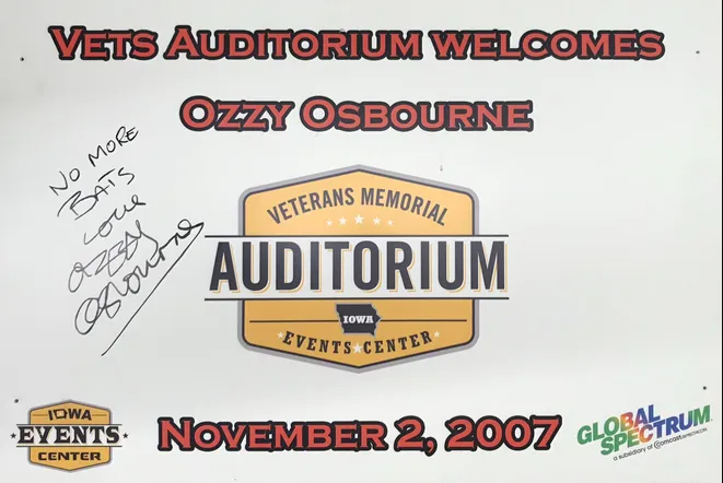 CaseysCenter's tweet photo. Happy birthday to the 'Prince of Darkness' Ozzy Osbourne!! Ozzy has performed here multiple times, but none more famous than January 20, 1982. The night the 'Madman' bit into a bat π¦
#OzzyOsbourne #IowaEventsCenter #DesMoines https://t.co/L7pQ4vdoPs