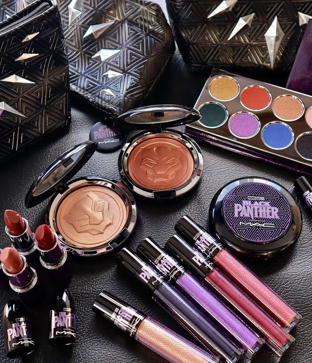 On a scale of one to ✨I own the entire #MACxWakandaForever collection✨…how big of a Black Panther fan are you? #WakandaForever