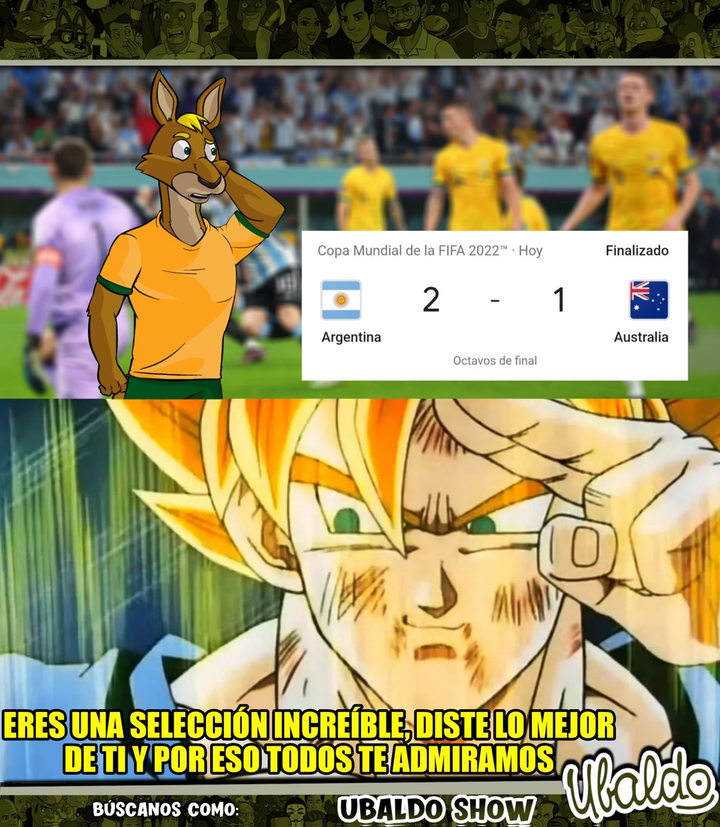 Ubaldo_mx's tweet photo. Gracias Australia por sorprendernos, gracias por pelear hasta el último minuto y demostrar que eres una Selección increíble 🇦🇺👏🏻 https://t.co/6QjMmG7fzn