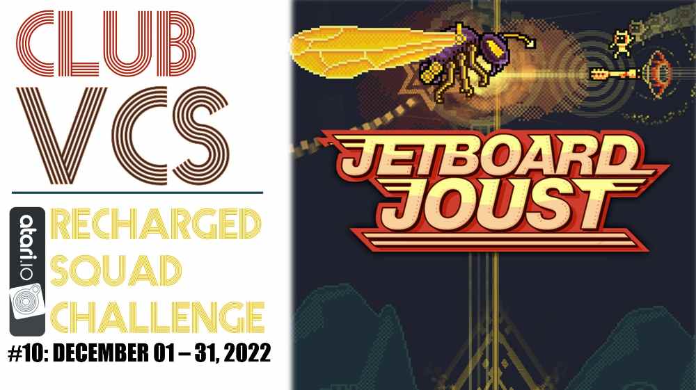 The #JetboardJoust Squad Challenge is live now through 12/31 at #ClubVCS! 

Use your rocket-powered jetboard to blast your way to the top of our leaderboard! 

Have you tried this great arcade shooter from <a href="/bitbull_uk/">Sir James Joustalot</a>?

#indiegame #atarivcs <a href="/atariio/">atari.io</a>