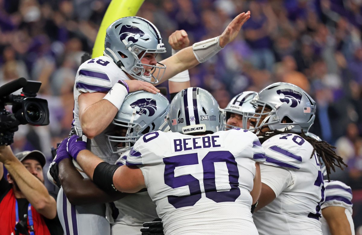 SInow's tweet photo. NO. 10 KANSAS STATE DEFEATS NO. 3 TCU TO WIN THE BIG 12 CHAMPIONSHIP 🏆 https://t.co/2qMVDQFO7i