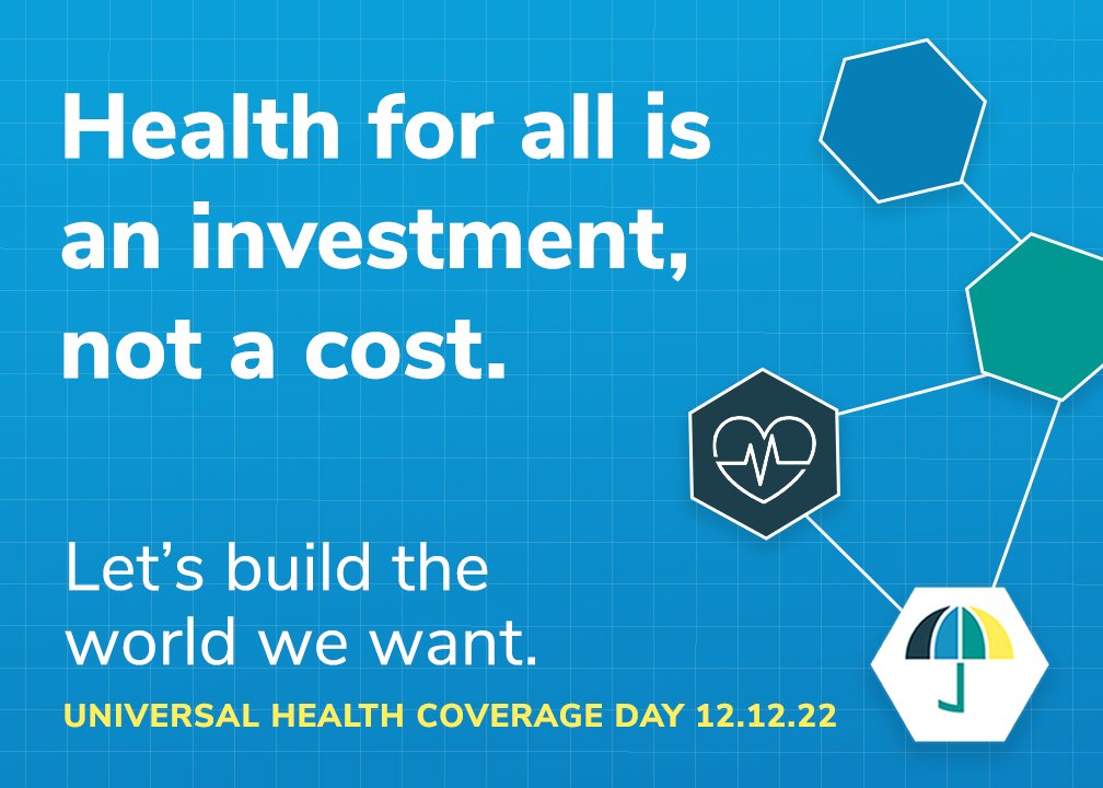 Faezur1's tweet photo. Investing in #HealthForAll is the backbone of a prosperous society. Increasing public financing for health and reducing out-of-pocket health costs saves lives, builds resilience against pandemic threats, and advances Sustainable Development Goals beyond health.#UHCDay https://t.co/ephTk8eZWi