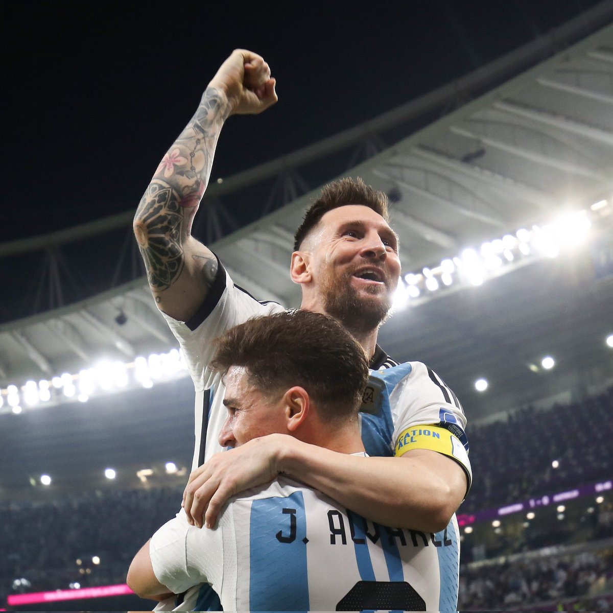 RisFootball's tweet photo. Majestic from Messi 🇦🇷💪

#FIFAWorldCup #WorldCup https://t.co/CgB66i6qNc