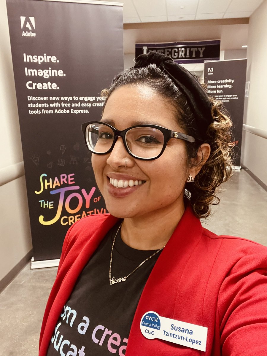 Enjoying being creative and learning from <a href="/Adobe/">Adobe</a> #adobeeducreator #CVCUE