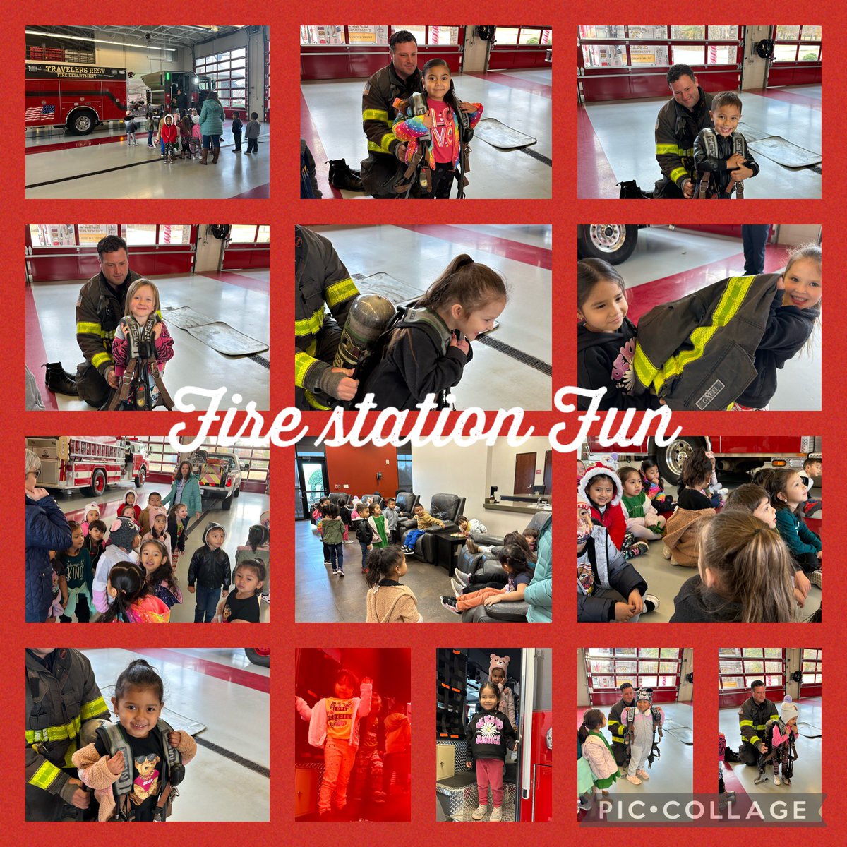 kinderforestsc's tweet photo. Oh what fun we had!  From the bus ride to exploring the police station and fire station, we make learning fun!! 🚓🚒🚌 Thank you, Travelers Rest for a wonderful learning experience! #MonaviewOnTheMap #MonaviewMoments https://t.co/RFz4Smzy8c
