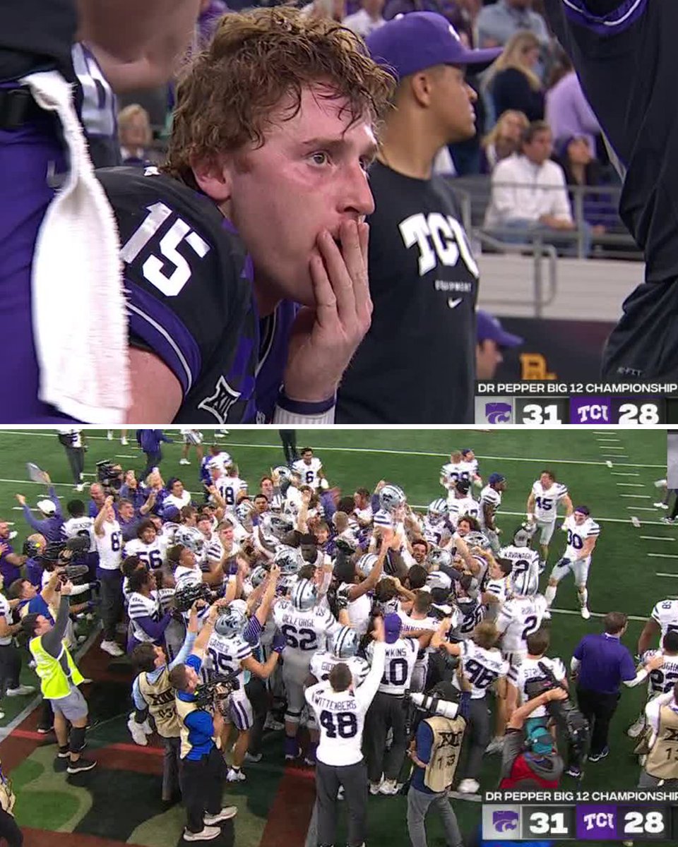 SportsCenter's tweet image. WHAT A GAME‼️

Kansas State takes the Big 12 title!