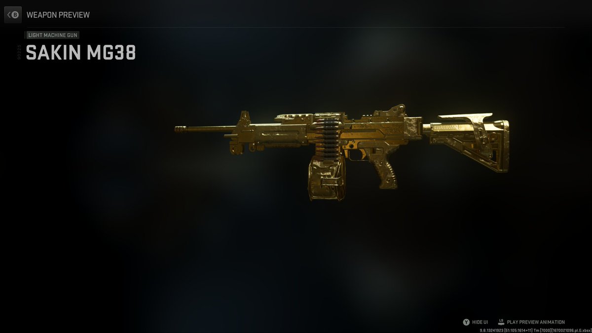 StealthoSymo's tweet photo. Long time no tweet. I haven't really been playing a great deal lately. 
But when I have it's been #ModernWarfareII 
Started the camo grind,  which isn't as bad compared to previous years. 
First up was the LMGs. 
The Sakin MG38 was my favourite.
#Xbox #Gold https://t.co/9YIaz4dCf6