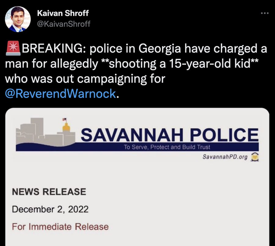 MrAndyNgo's tweet image. Hey @CommunityNotes, you should inform the thousands of people sharing this thread from @KaivanShroff that he intentionally left out crucial information about the suspect. Accused shooter Jimmy Paiz is a Democrat activist, not a Herschel Walker/GOP fan.