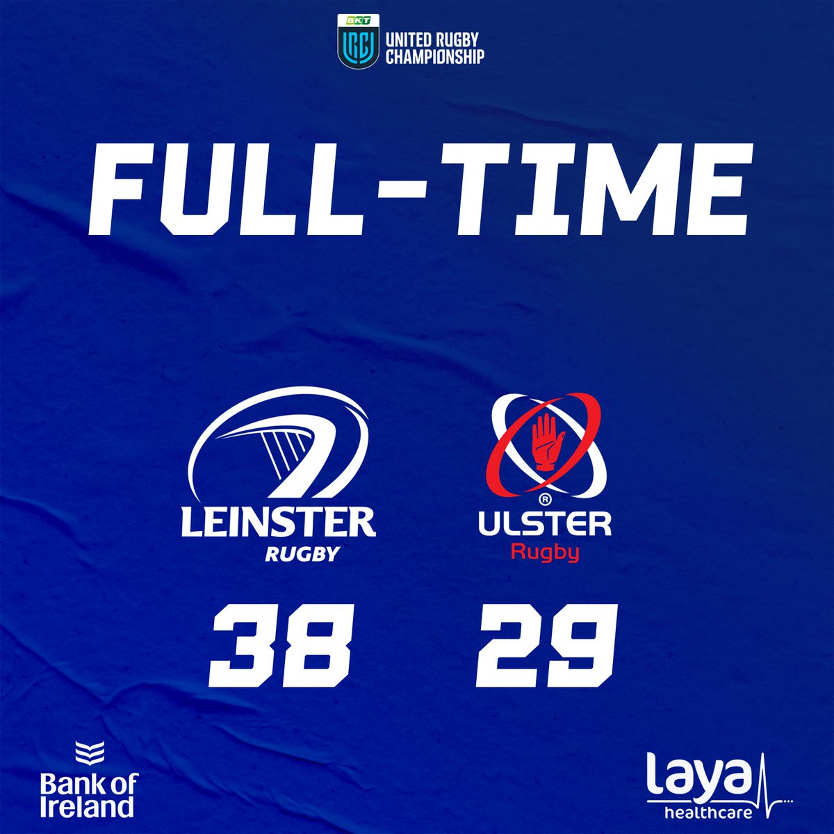 What a night! 🔵🟡 38-29 ⚪️🔴 #LEIvULS #FromTheGroundUp