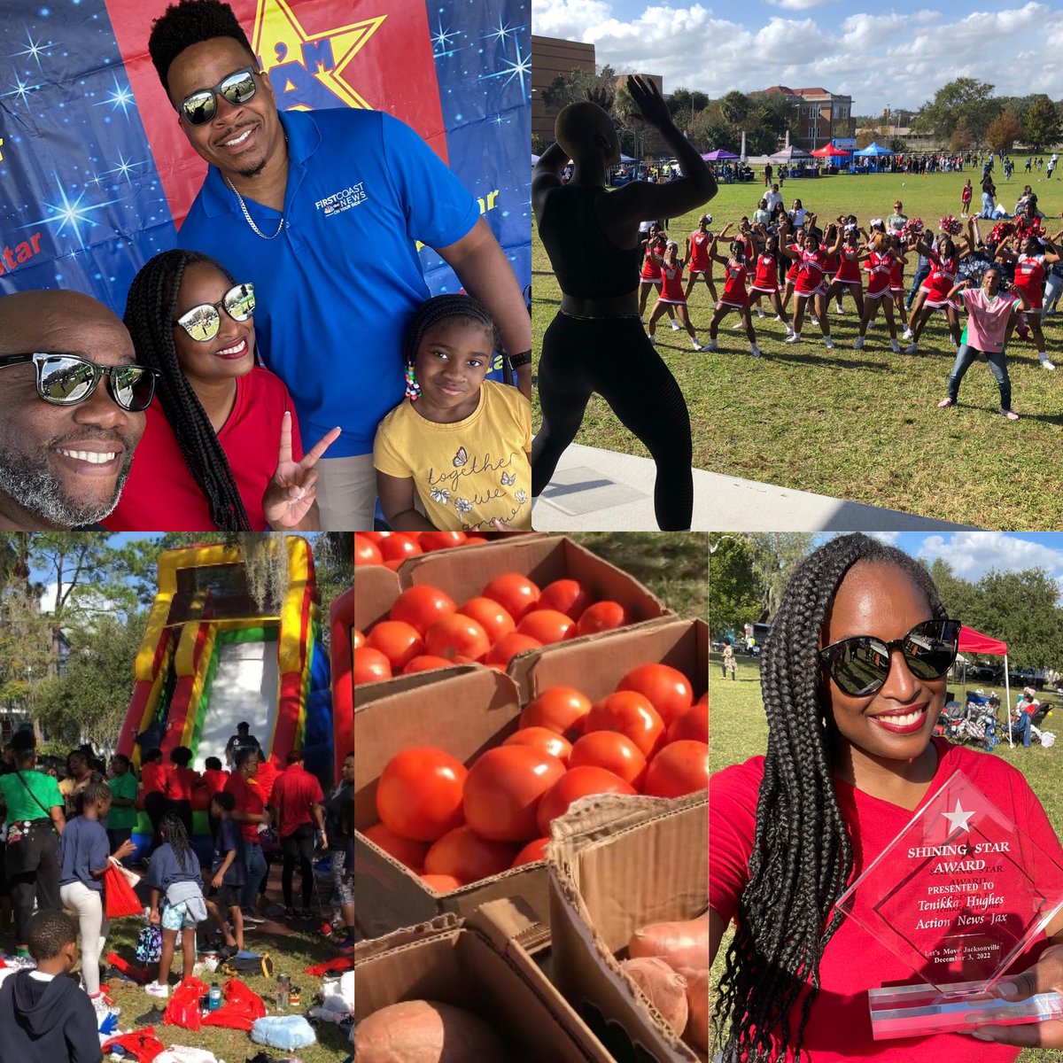TenikkaANjax's tweet photo. Fun time hanging with @RanceAdamsTV, @ChrisPorterFCN &amp; the dynamic students of @imastarjax for the 10th Annual #LetsMoveJax at Klutho Park.💪🏾We did line dancing, yoga, workouts &amp; gave away some prizes! Thanks for inviting me to take part &amp; for the surprise Shining Star Award! 💫 https://t.co/0wbrbsJP3h