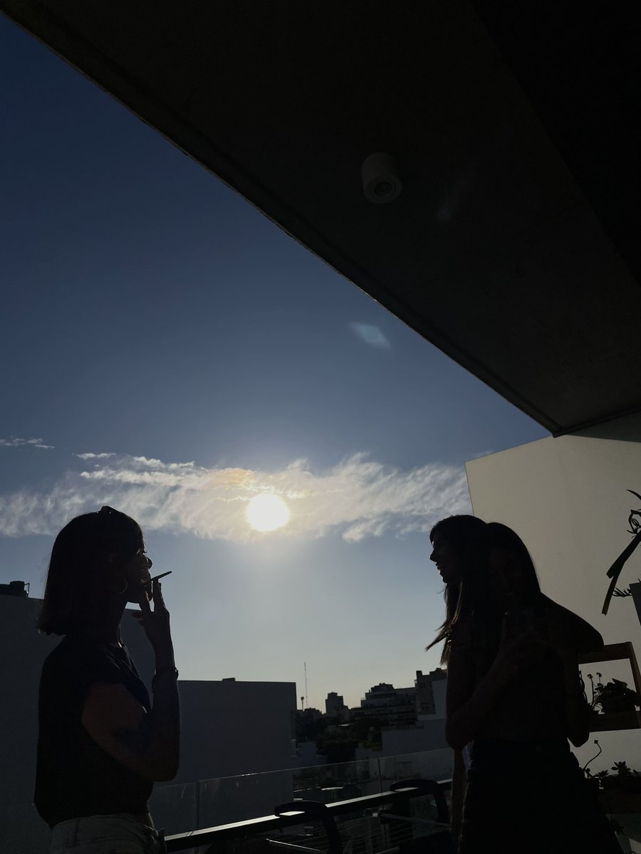 El cielo cuando terminó el partido. 
Elijo creer