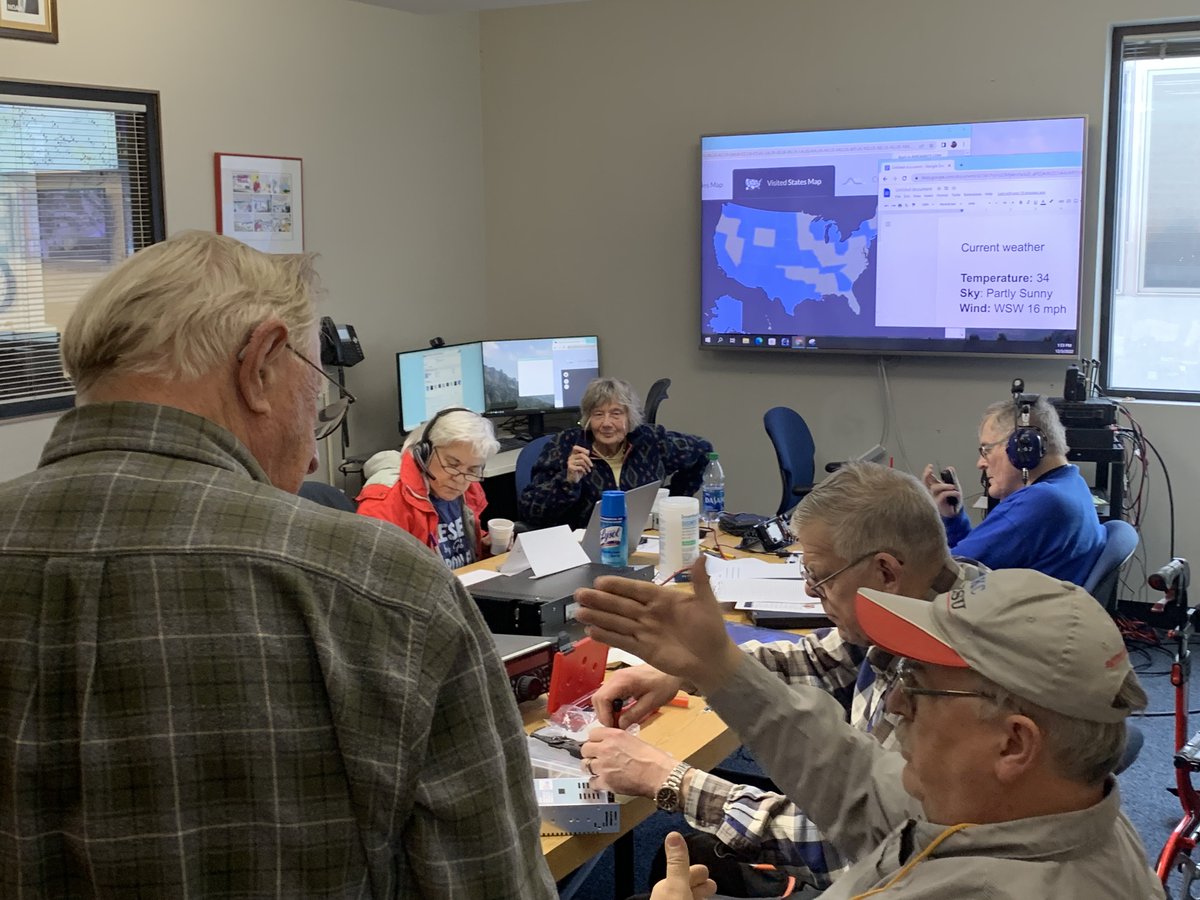 NWSBillings's tweet photo. A great day of making radio contacts across the country and celebrating Skywarn Storm Spotters. A big thank you to all of our spotters. You play a vital role in the NWS mission!
#Skywarn22 https://t.co/2SdU0o0rFF