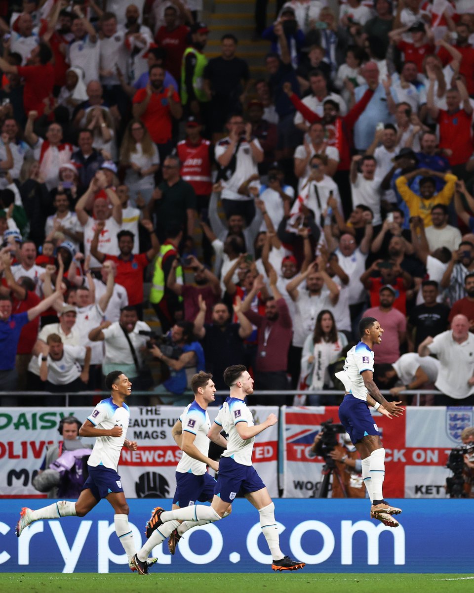England's tweet photo. Tomorrow, our @FIFAWorldCup journey continues – together 👊 https://t.co/zReR0UpNgZ