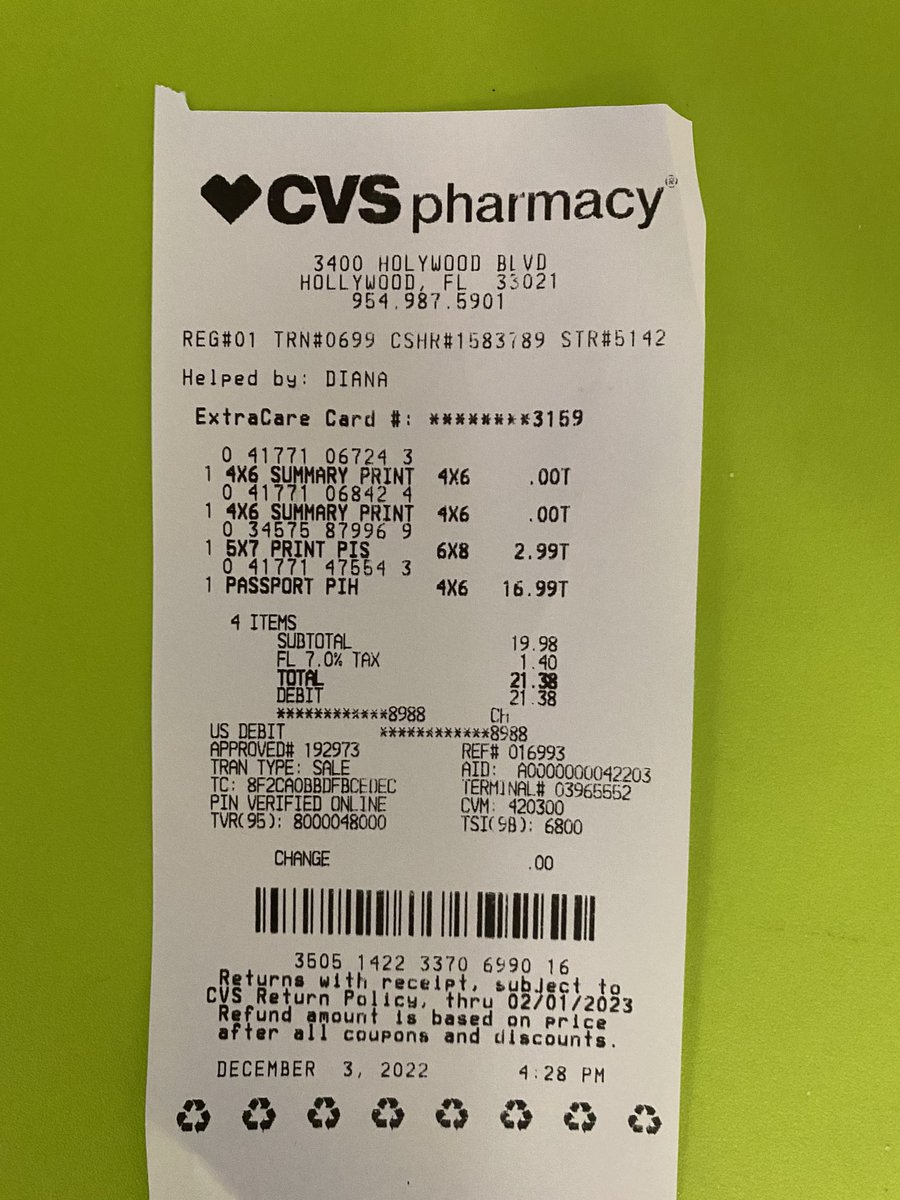 Raja Vaghicharla (@vvaghicharla1) on Twitter photo Wow!! 4 passport photos for 21$ at <a href="/cvspharmacy/">CVS Pharmacy</a> isnβt this insane?! Funny part is first 2 pics cost 17$ while other 2 extra photos cost 2.99. FYI:I didnβt ask the cost before I took the photo. Wow!! 4 passport photos for 21$ at <a href="/cvspharmacy/">CVS Pharmacy</a> isnβt this insane?! Funny part is first 2 pics cost 17$ while other 2 extra photos cost 2.99. FYI:I didnβt ask the cost before I took the photo.