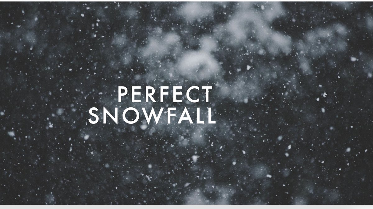 Perfect Snowfall is out on <a href="/pondercast/">Pondercast</a>  pondercast.ca/episode/perfec…