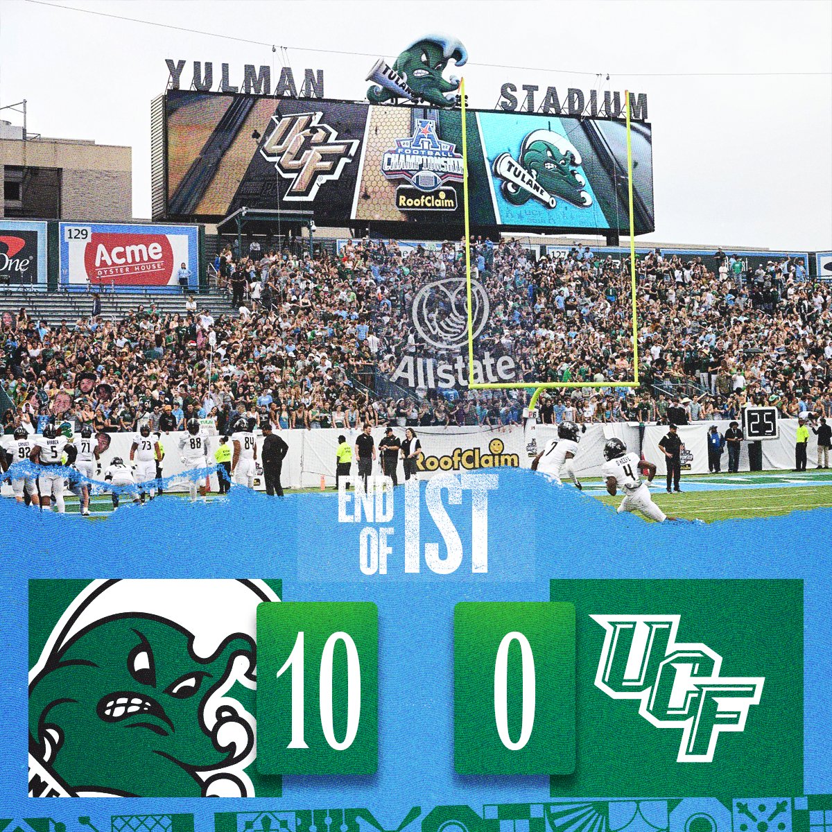 GreenWaveFB tweet picture