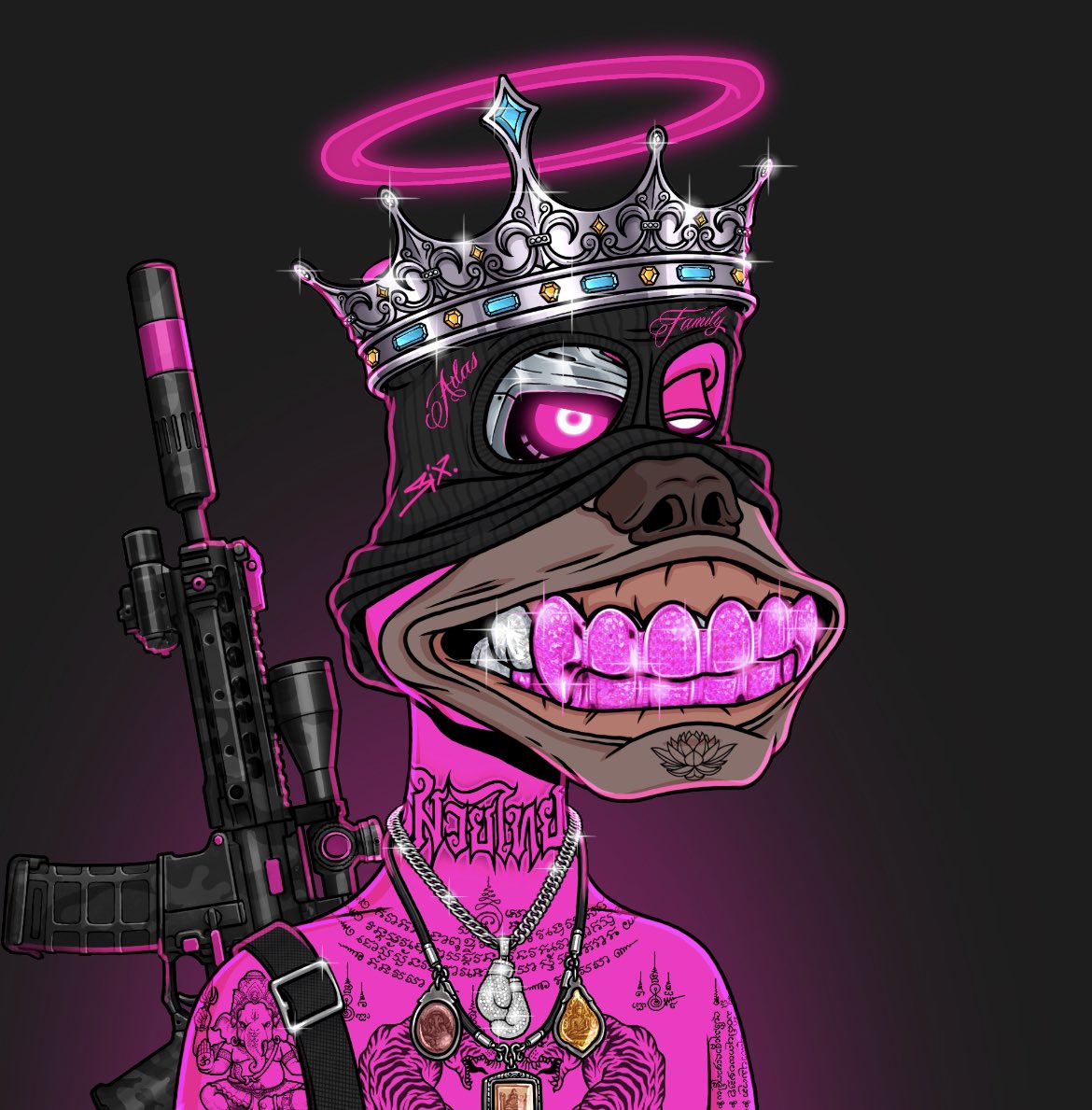 TonyAleshire's tweet image. #NewProfilePic big big thank you to @13Six and the @BadDogsCompany for nailing my custom piece … couldn’t be more perfect 🙏💎💜💜