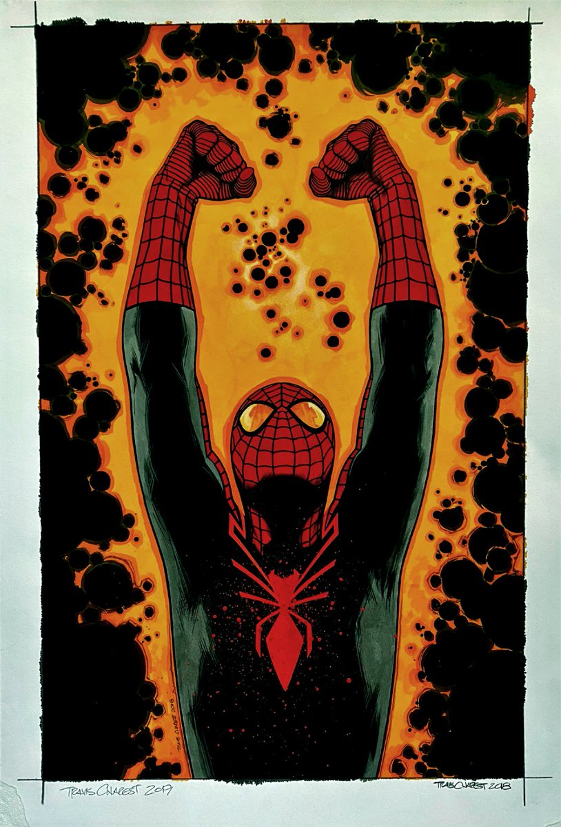 RT @JoshCrewsReally: Spider-Man by Travis Charest. https://t.co/KsNRXAPbxD