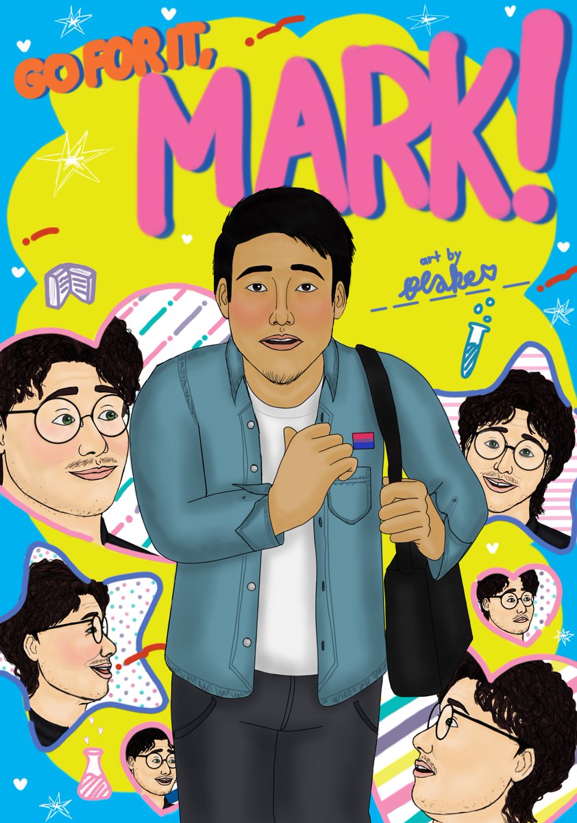 _blakedoesart_'s tweet photo. Hello, gay people in my phone, I come bearing food for the enjoyers of the other (fictional) gay people in my phone. #thebrightsessions #brytz #oliverritz #markbryant https://t.co/nBUwiJwiCt