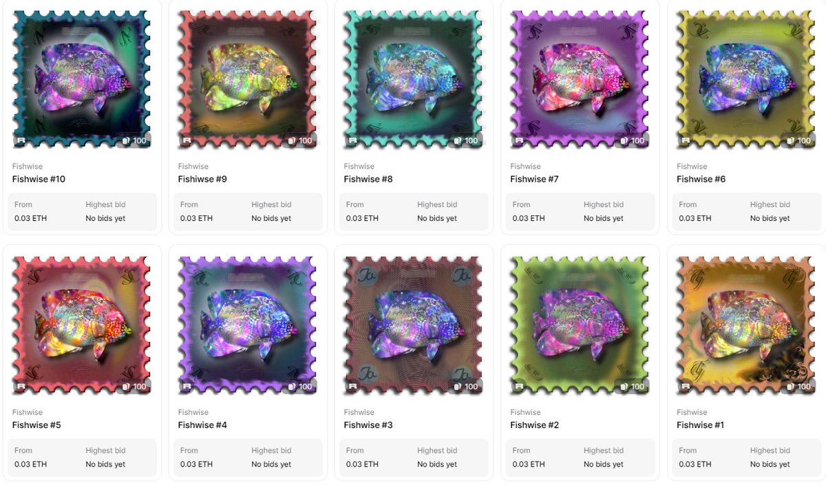 TomEnsignArt's tweet photo. 📫Send it to the 9th Dimension💌

🐟"Fishwise #6"

🎉10 random $eth wallets WIN!

✅Please L, F &amp; RT
https://t.co/o2SchITeqr

#NFTGiveaways #NFTGiveaway #NFTs  #Cryptoart  #NFTMarketplace  #NFTCommunity #NFTJapan  #nftcollectors  #nftcollector #FreeNFT #NFTdrop #rarible #opensea https://t.co/GCh3fHg6IU