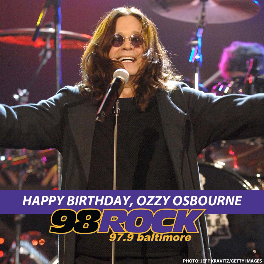Happy 74th Birthday to the Prince of Darkness, Ozzy Osbourne! 