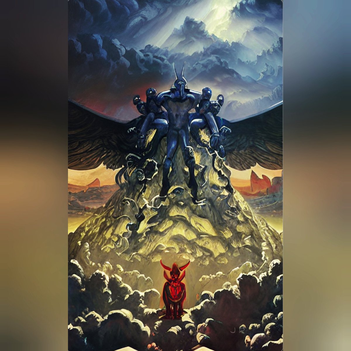 #Angeles #arte #demon #artist #Angel #FortniteFracture