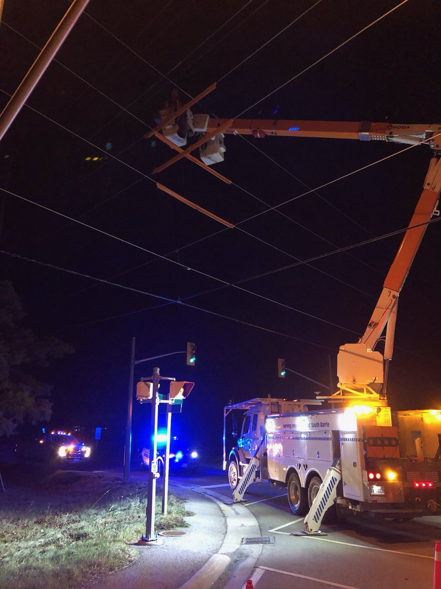 Power has been restored at the 7th Line east of the 20th Sideroad. Thank you for your patience &amp; thank you to our operations team, who has been diligently working to restore power today. If you are still without power please call 705-431-4321 or message us through social media.