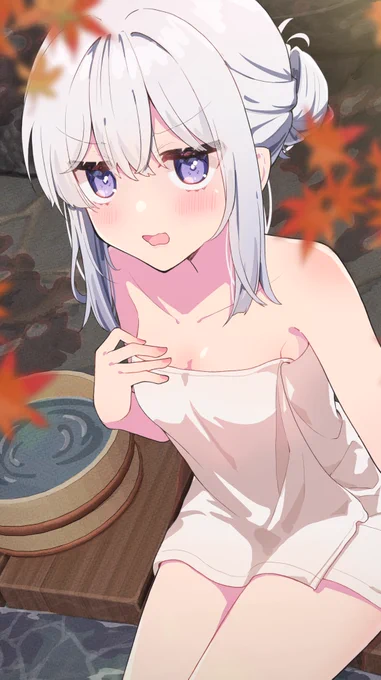 ミヤコと温泉入りたい#ブルアカ 