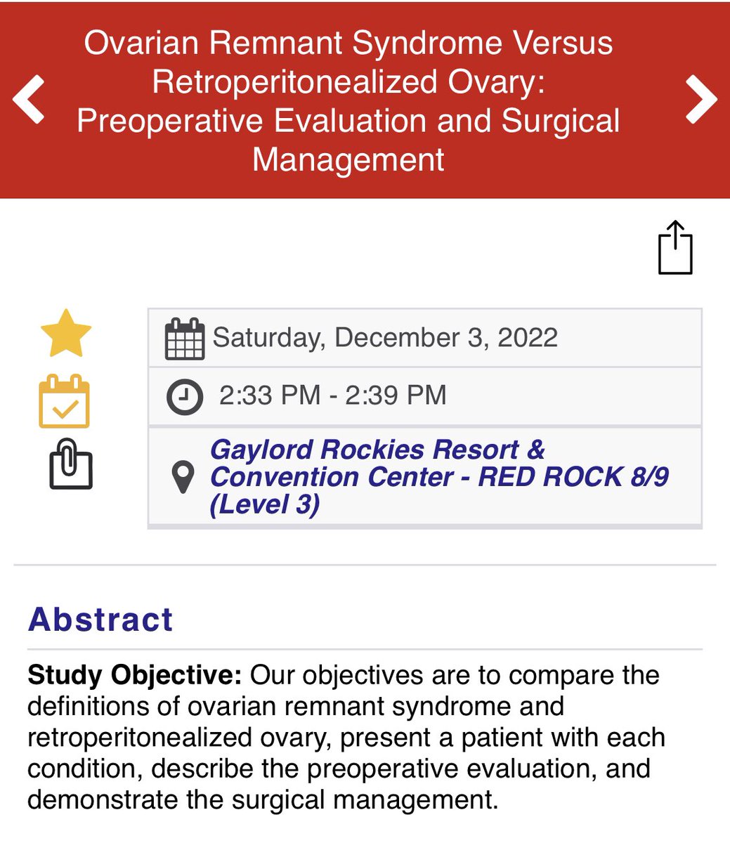 Mikhail_MIGS's tweet photo. Is there a distinction between ovarian #remnant and #retroperitoneal ovary our own @APitreMD presenting @AAGL #AAGL2022 @USFResearch @USFHealth @USFObGyn https://t.co/2ghh0aalsc