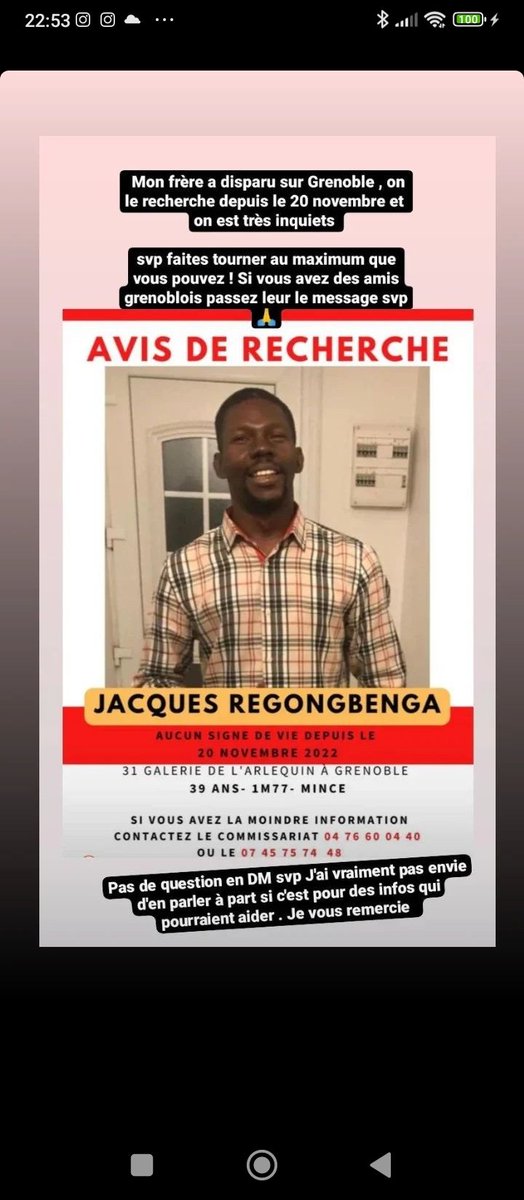 JbsAya's tweet photo. #avisderecherche #Grenoble https://t.co/isOsyVGF30