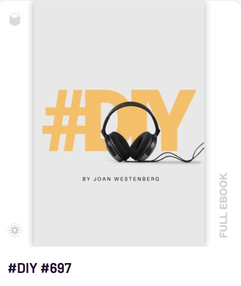 book_io's tweet image. The book is called #DIY:  F*ck the Gatekeepers.

With a rallying cry like that, of course, we're gonna give one away! 

RT, Like, and Follow and you're entered to win.

@Joanwestenberg #cardano #creatoreconomy #NFTs