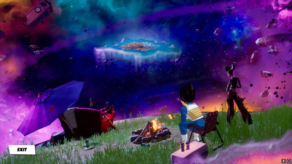 ewe_IRL's tweet photo. Everything ends, Kakarot, even us. #FortniteFracture #FortniteChapter4 https://t.co/Pb5BWTrgD9