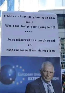 David10716049's tweet photo. @JosepBorrellF We all Africans knew This man racist "black as jungles "😡but he is still pretending on us blacks unlikely byshacke wise black man hand but he reality is not to connect us what we Africans demand he just pretend to get what on his mind to deep dig and drag us for his own benefit https://t.co/oh5Gmz7dEw
