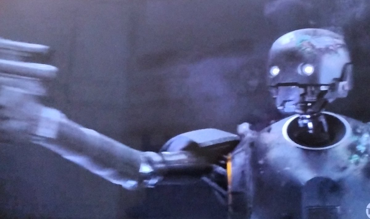 JeffGSpursZone's tweet photo. We don't talk enough about how much K went out like a champ! #Rogue1 #NerdsUnite #StarWars https://t.co/RS4u2UqJma