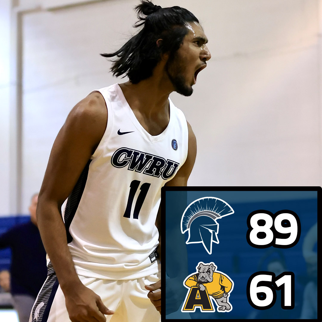 caseathletics's tweet photo. Men's Basketball Final Score:
#18 CWRU 89, Adrian 61

Rashid: 21 pts, 8 rebs
Frilling: 13 pts, 12 rebs
Trunley: 12 pts

CWRU off to a program-best 6-0 start to the season!

#CWRU #BlueCWRU #d3hoops https://t.co/gpcfpgDmRH