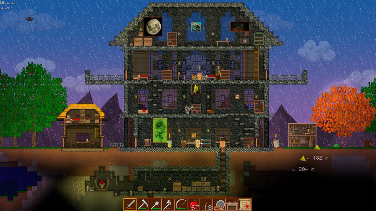 conczin's tweet photo. Daily SquareWorld screenshot - Home by player oedipexgalaxy #indiedev #gamedev https://t.co/1jeszN7Z66