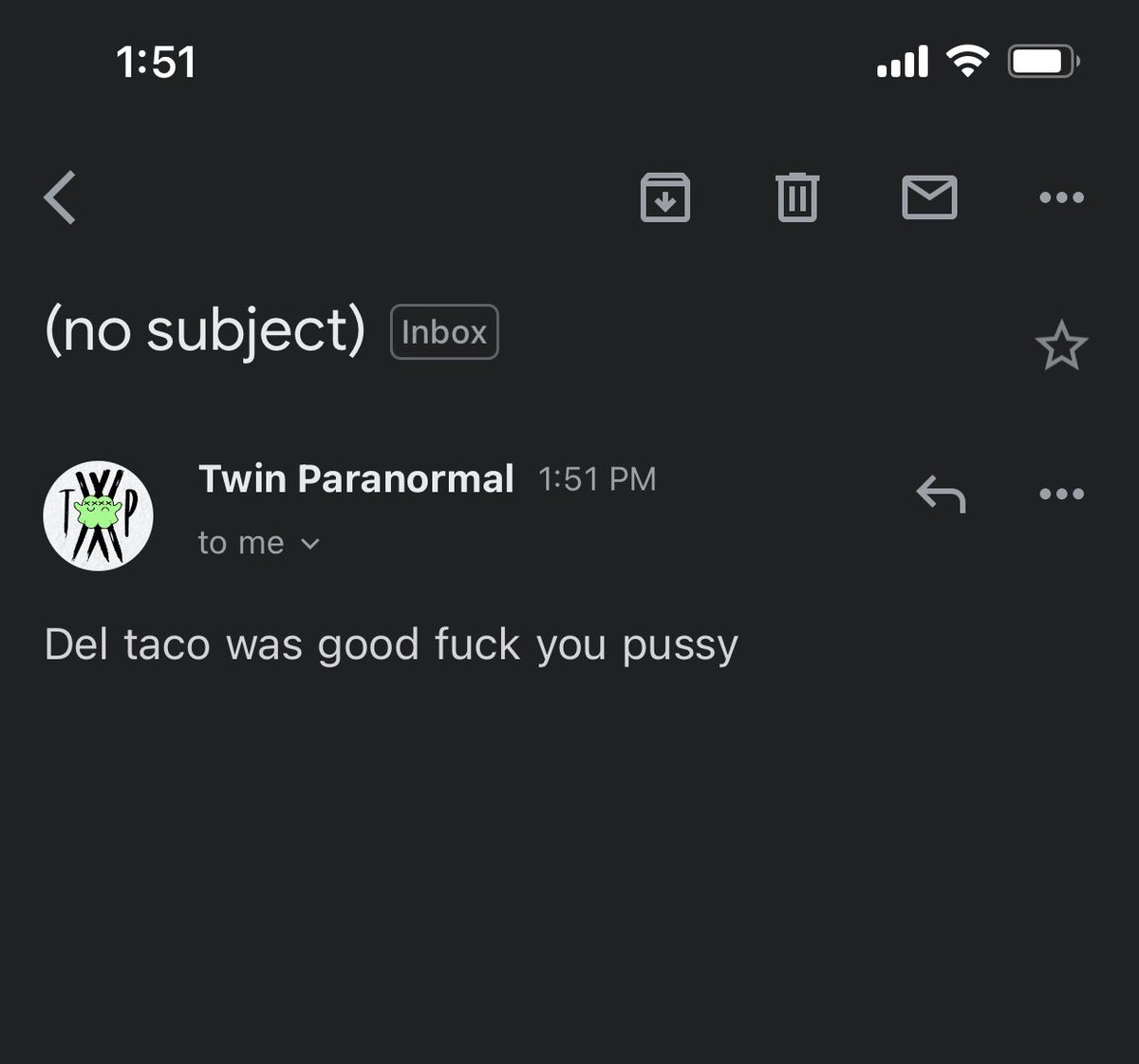 RiverRees's tweet photo. So the other day Wyatt got Del Taco for everyone but me and I’ve been salty ever since.. I told him I’d like him to write me a letter apologizing for his actions and this is what I get.. 
This literally doesn’t fix anything! https://t.co/VT7AGAISsI