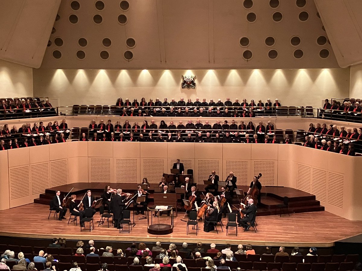 What a joyful sound tonight at the Royal Concert Hall as <a href="/Notts_Harmonic/">Nottingham Harmonic</a> sing Handel’s ‘Messiah’