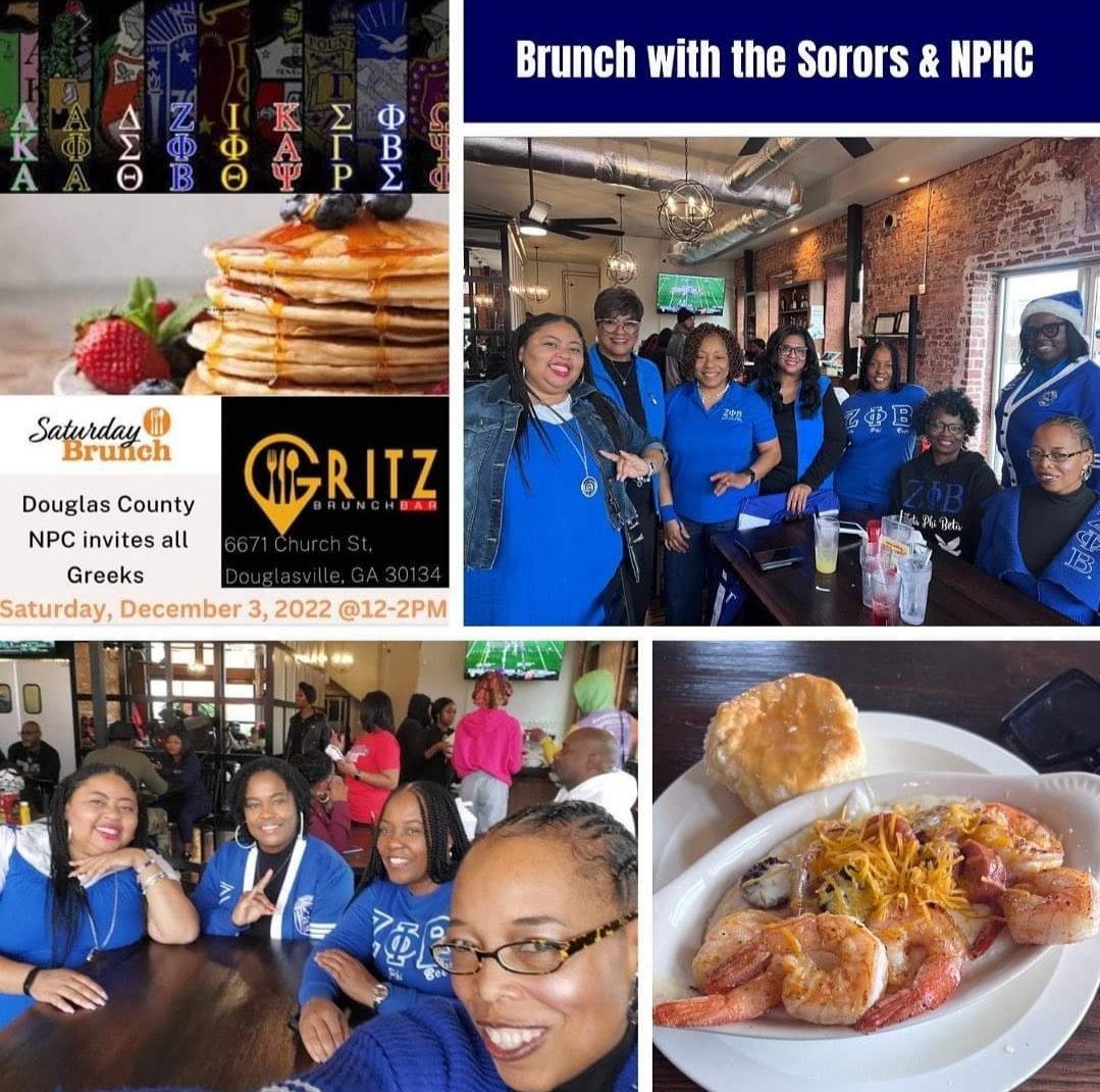 I started the day off with my Sorors at Gritz Brunch Bar. Can you say delicious?! #DouglasvilleZetas #zphibga #ThisIsDouglas