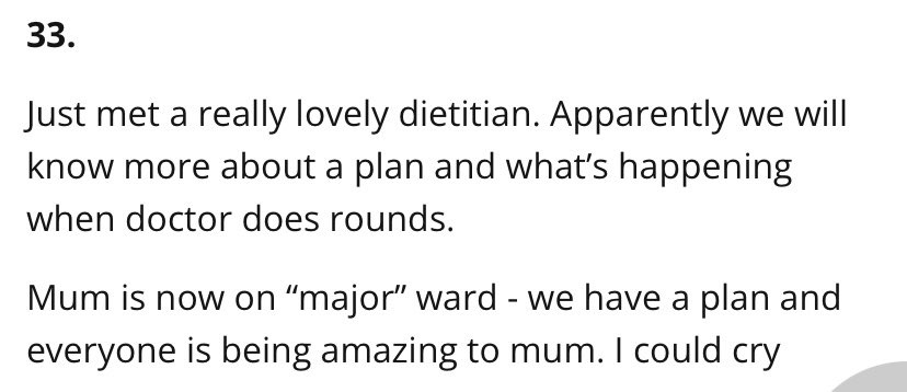 I recieved a little mention on Wales Online from a patients daughter. Lovely to know that we not only make an impact on patients but their relatives too💙
#dieteticsupportworker #dieteticassistant #studentdietitian #whatwedo