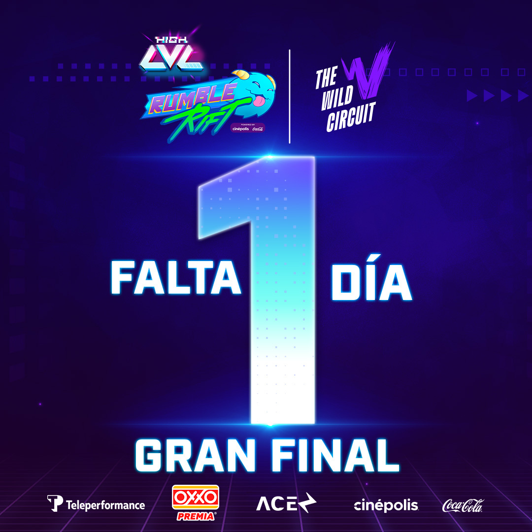 Liga Ace Esports (@ligaaceesports) on Twitter photo ⚡¡Falta 1 día para dar comienzo a la Gran Final presencial en Monterrey, N.L! #HIGHLVL #RumbleRift
⚔️ <a href="/ventrueincgg/">VenTrue INC 🦇</a> 🆚 <a href="/FuriousGamingLA/">Furious Gaming</a>
🤝Traído a ti por <a href="/Cinepolis/">Cinépolis</a> & <a href="/CocaColaMx/">Coca-Cola México</a>
📺twitch.tv/ligaaceesports
📆04 Diciembre
<a href="/Tiendas_OXXO/">Tiendas OXXO</a> | <a href="/wresports_la/">Wild Rift Esports LATAM</a> | #Teleperformance ⚡¡Falta 1 día para dar comienzo a la Gran Final presencial en Monterrey, N.L! #HIGHLVL #RumbleRift
⚔️ <a href="/ventrueincgg/">VenTrue INC 🦇</a> 🆚 <a href="/FuriousGamingLA/">Furious Gaming</a>
🤝Traído a ti por <a href="/Cinepolis/">Cinépolis</a> & <a href="/CocaColaMx/">Coca-Cola México</a>
📺twitch.tv/ligaaceesports
📆04 Diciembre
<a href="/Tiendas_OXXO/">Tiendas OXXO</a> | <a href="/wresports_la/">Wild Rift Esports LATAM</a> | #Teleperformance
