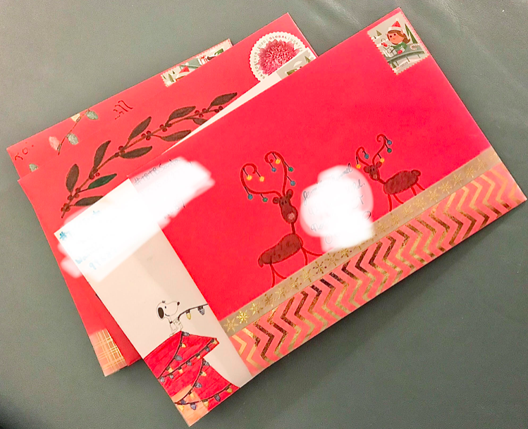 frozenbookblog's tweet photo. #tbtbsanta Sent most of my Christmas cards out the other day. I have one more to do and hopefully I can get it out today but it might be late. :/ https://t.co/jBNmzdvZPf